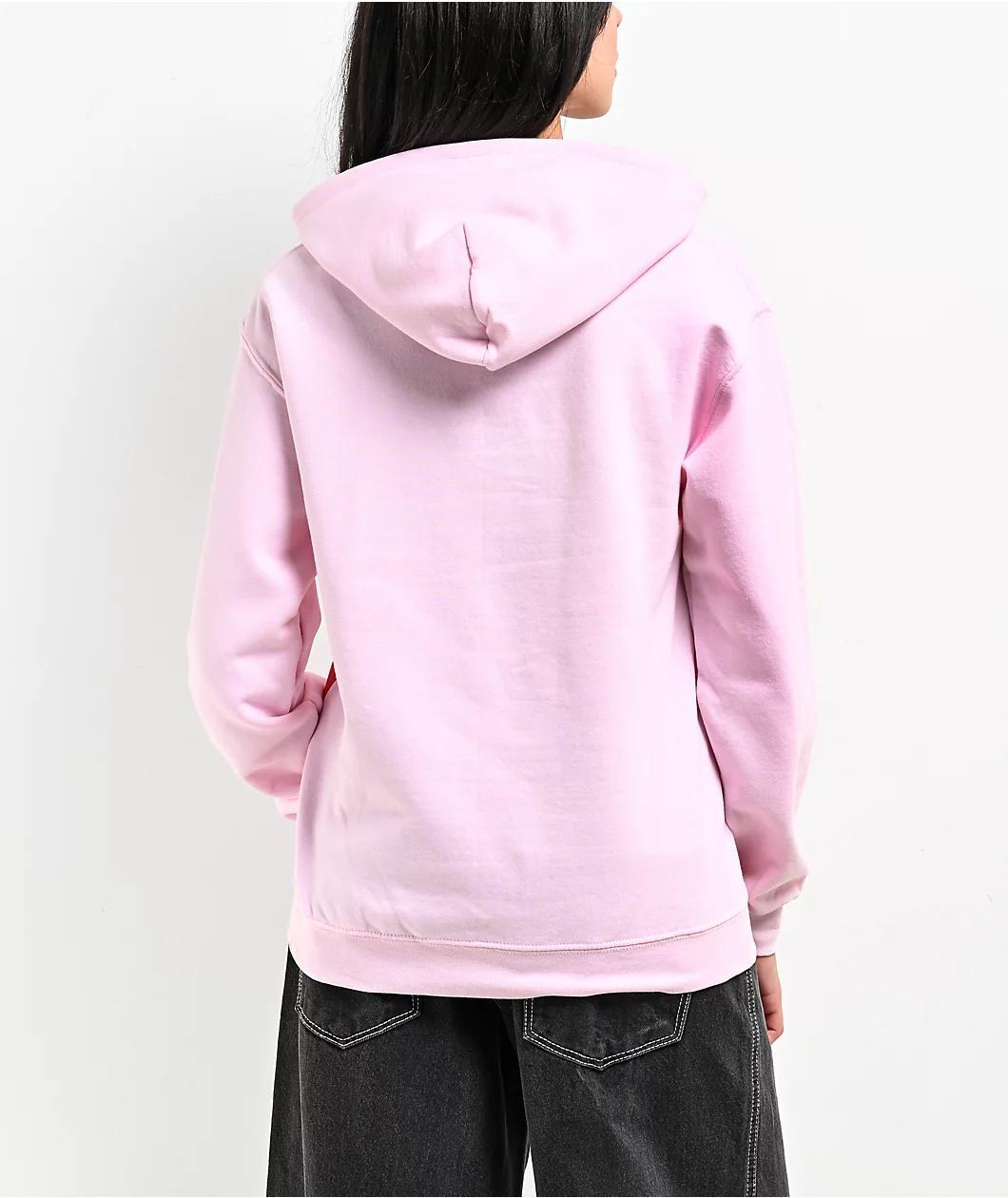 A.LAB STRPWR Pink Zip Hoodie Product Image