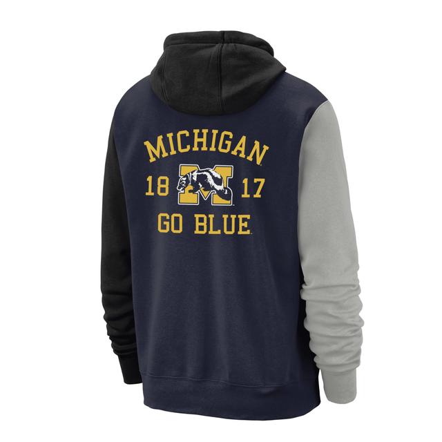 Michigan Club Fleece Nike Men's College Hoodie  Product Image