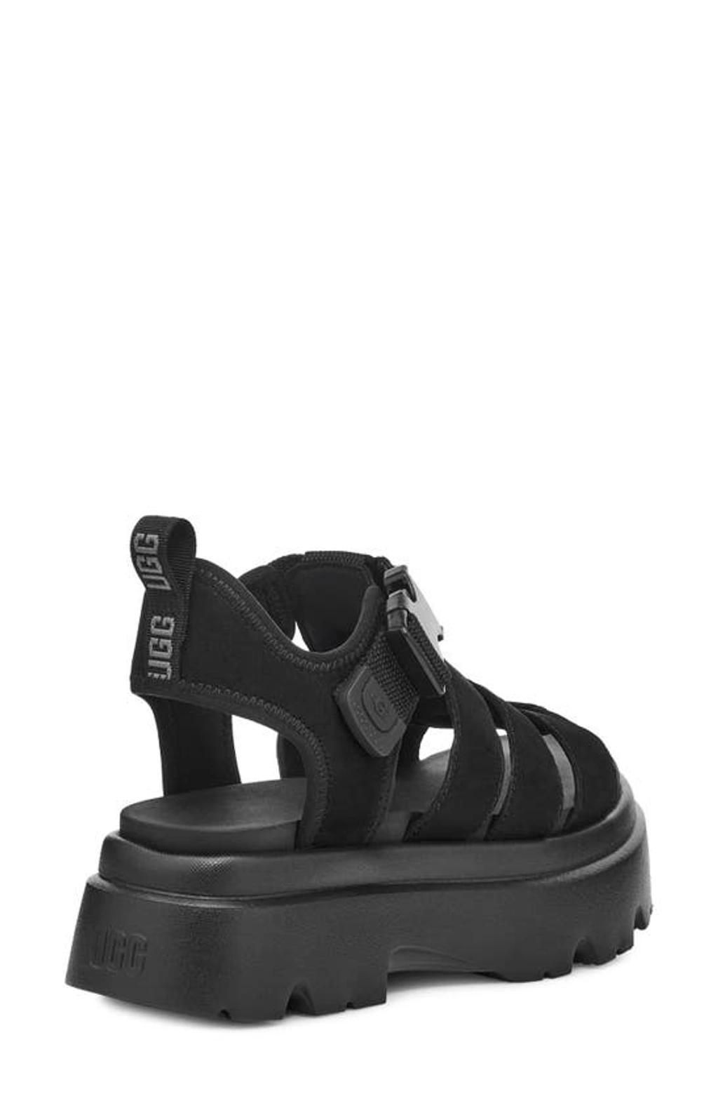 Cora Platform Sandal In Black Product Image