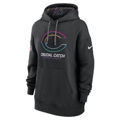 Chicago Bears Crucial Catch Club Women's Nike NFL Pullover Hoodie Product Image