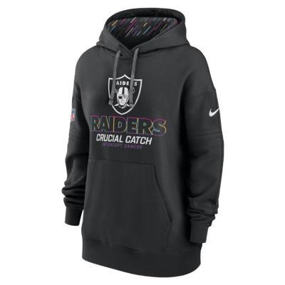 Las Vegas Raiders Crucial Catch Club Nike Women's NFL Pullover Hoodie Product Image