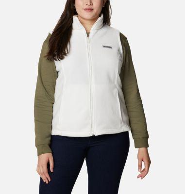 Columbia Plus Size Benton Springs Vest (Sea Salt) Women's Jacket Product Image