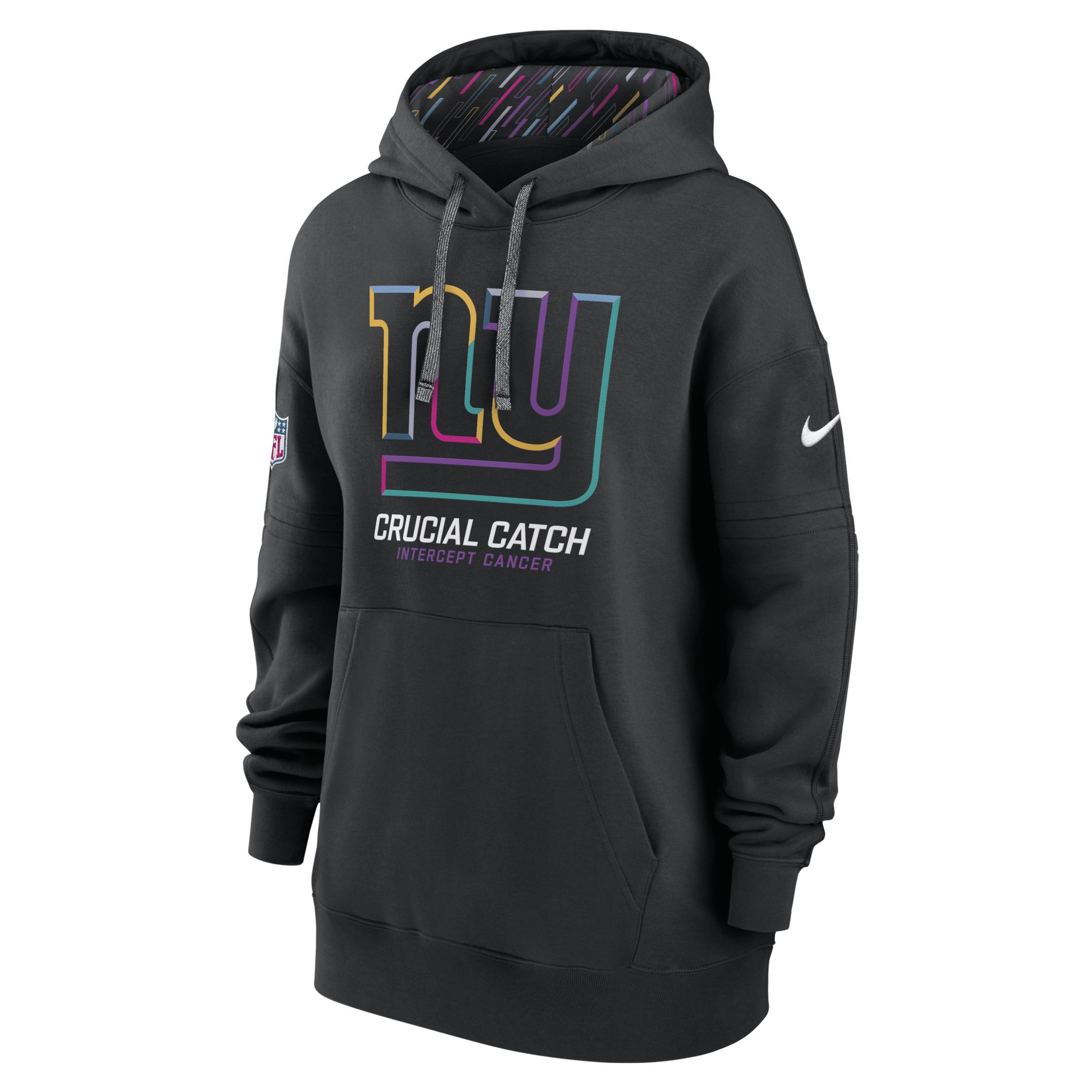 New York Giants Crucial Catch Club Women's Nike NFL Pullover Hoodie Product Image