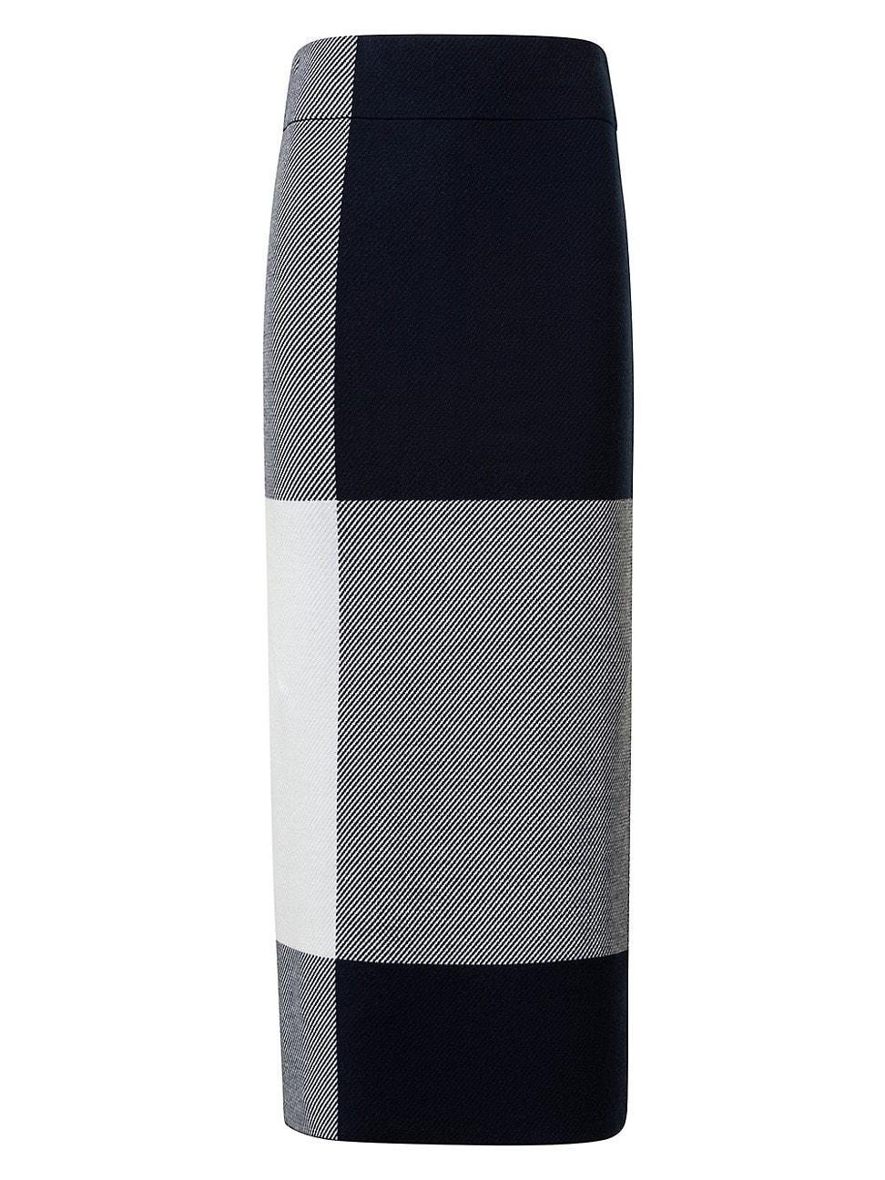 Womens Merino Wool Knit Midi-Skirt Product Image