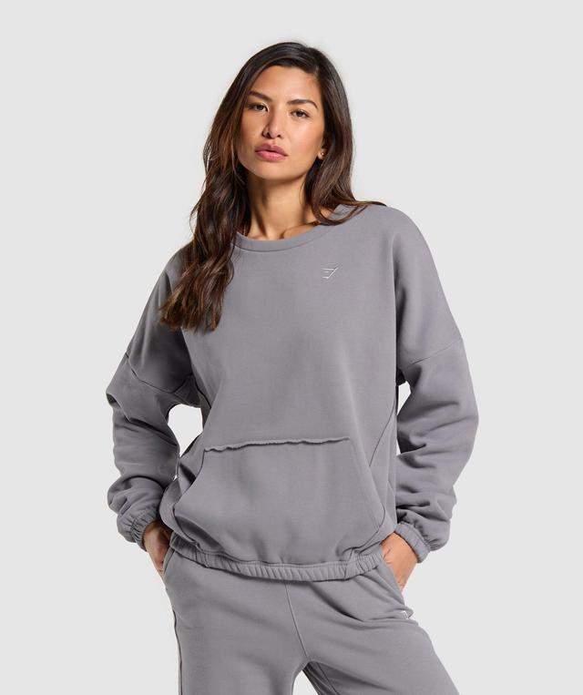 Fleece Oversized Sweatshirt Product Image