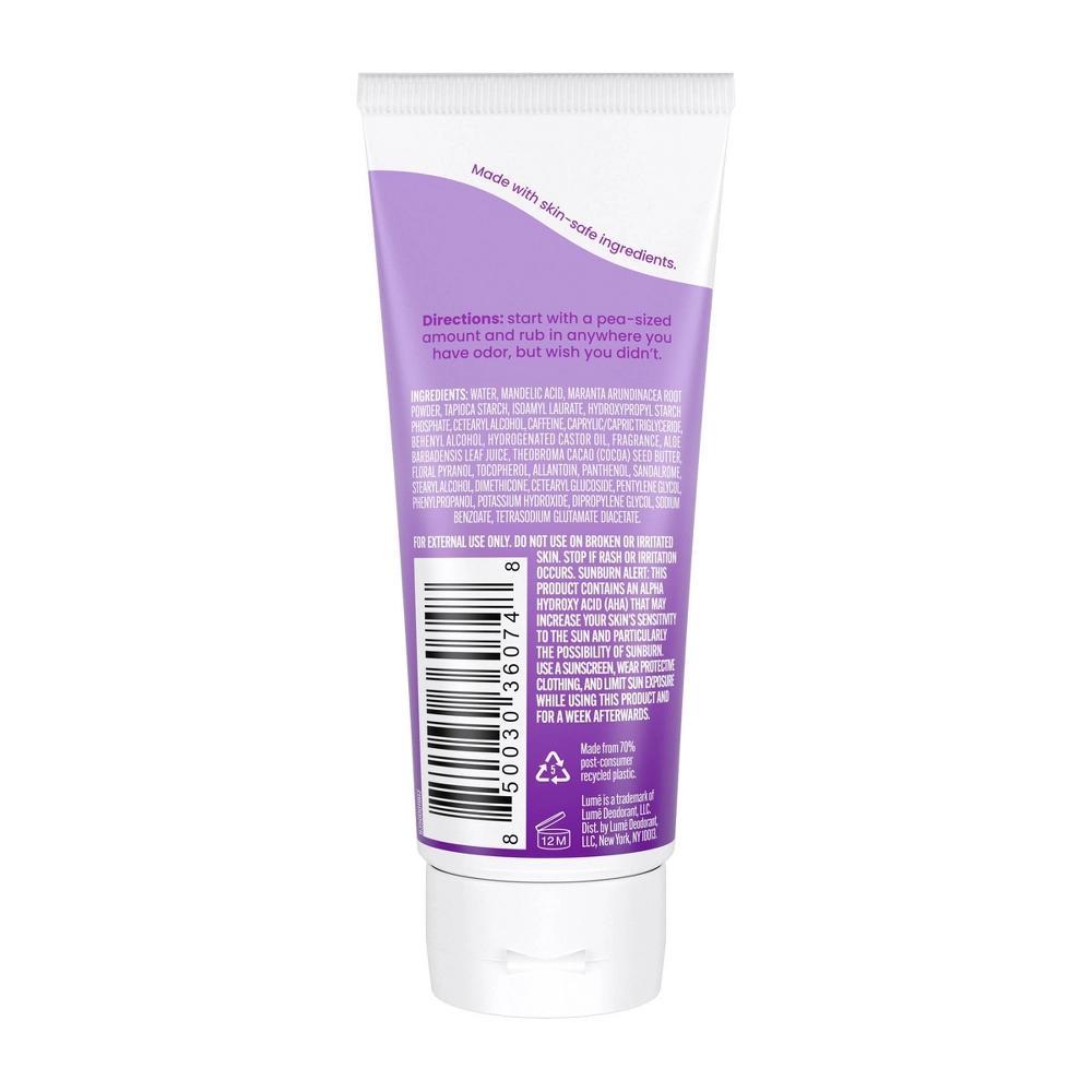 Lume Whole Body Women's Deodorant - Invisible Cream Tube - Aluminum Free - Lavender Sage Scent - 2.2oz Product Image