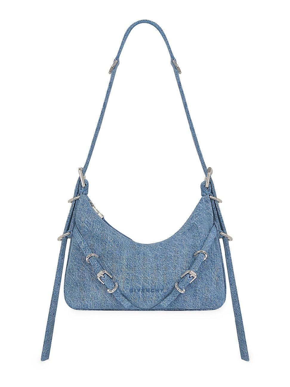 Givenchy Mini Voyou Denim Hobo Product Image