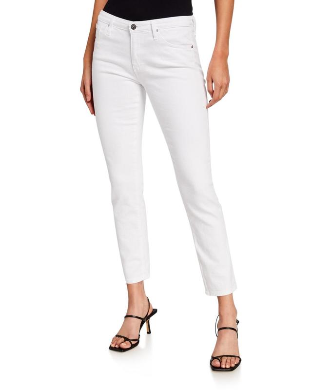 AG Jeans Prima Ankle White) Women's Jeans Product Image