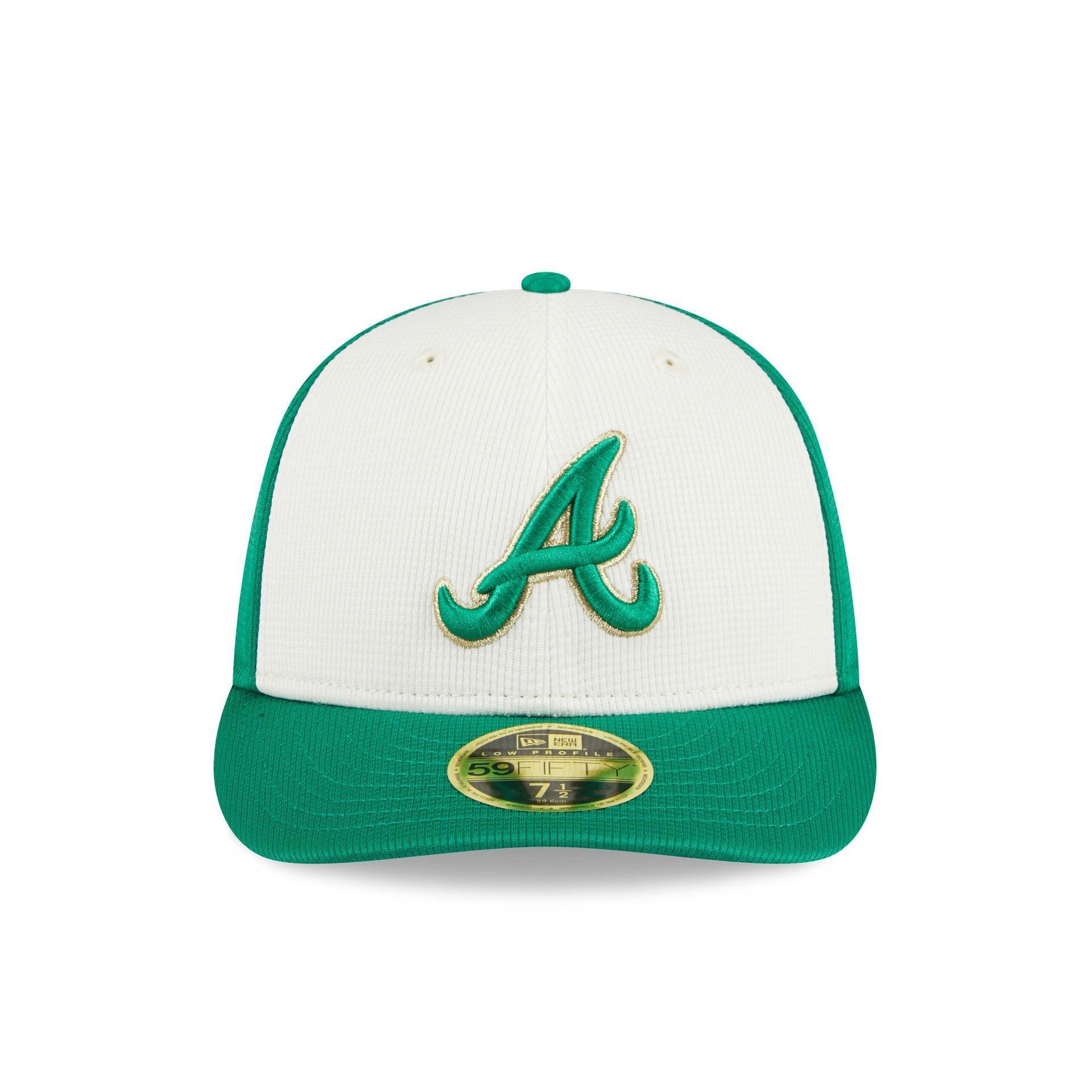 Atlanta Braves St. Patrick's Day 2024 Low Profile 59FIFTY Fitted Hat Male Product Image