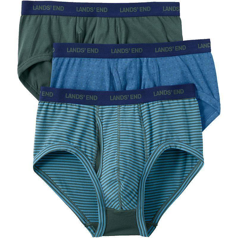 Mens Lands End 3-Pack Comfort Briefs Product Image