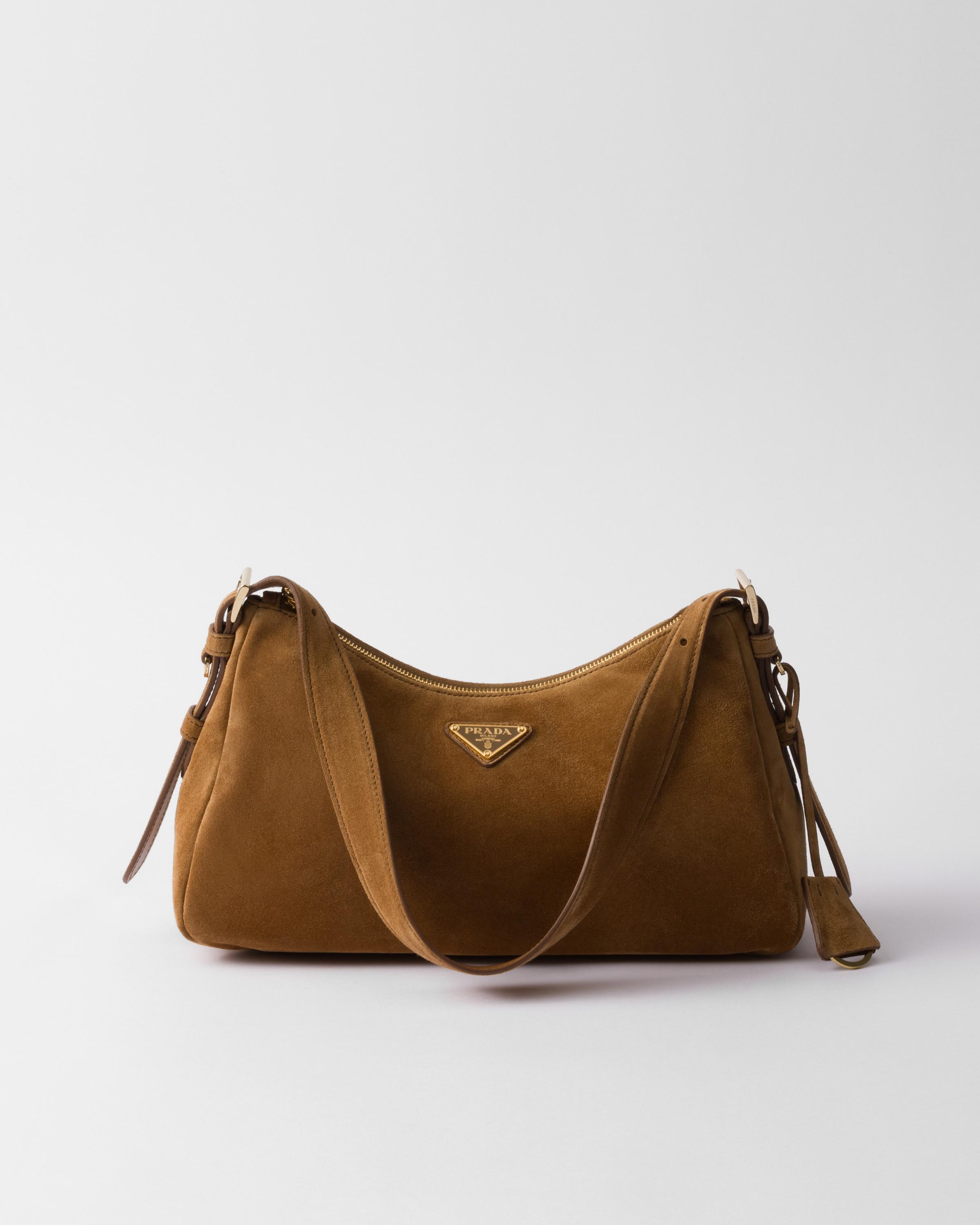 Prada Aimée medium suede shoulder bag Product Image