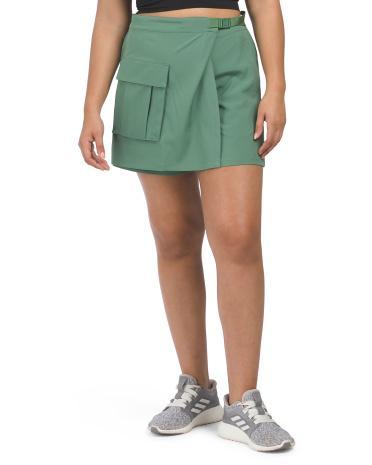 Asymmetrical Buckle Skort for Women Product Image