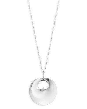 Womens Hearts Of Georg Jensen Sterling Silver Hidden Heart Long Pendant Necklace Product Image