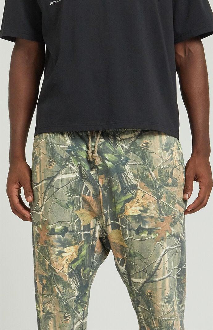 Men's Camo Straight Leg Sweatpants Product Image