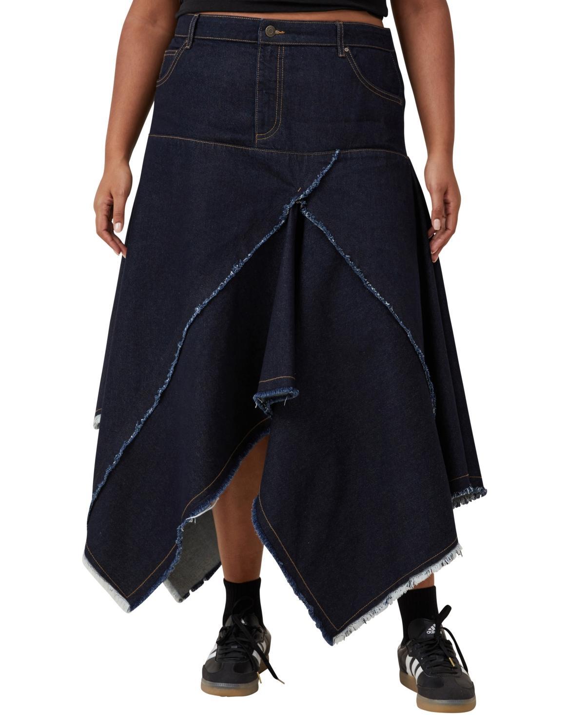 Cotton On Womens Harper Denim Midi Skirt Product Image