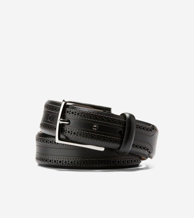 Men's Brogued Belt Product Image