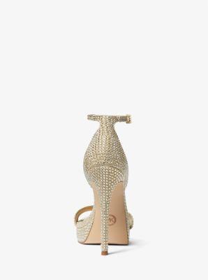 Jordyn Embellished Glitter Chain Mesh Platform Sandal Product Image