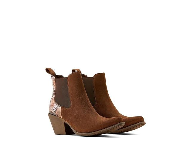 Ariat Bradley Western Boots (Coffee Suede) Women's Shoes Product Image