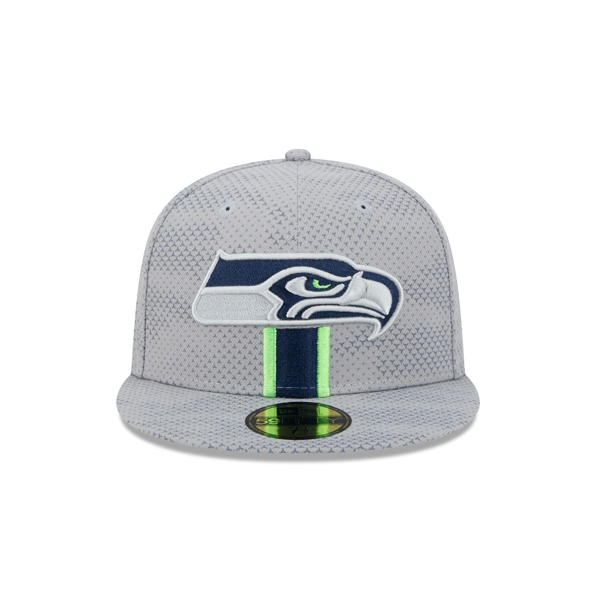 Seattle Seahawks 2024 Sideline Gray 59FIFTY Fitted Hat Male Product Image