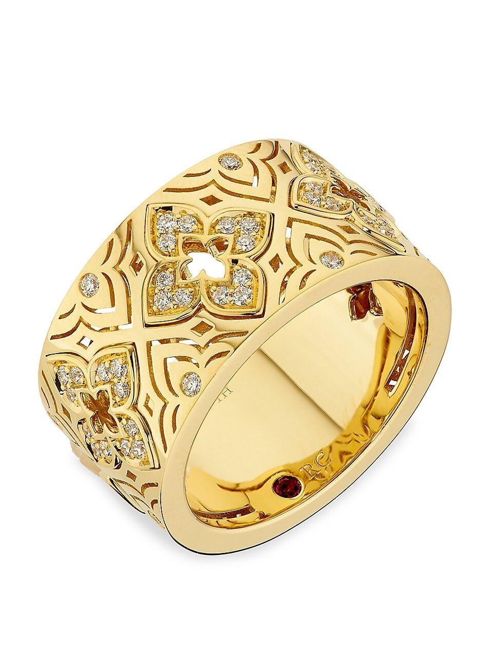 Womens Venetian Princess 18K Yellow Gold & 0.25 TCW Diamond Ring Product Image