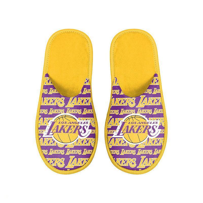 Mens FOCO Los Angeles Lakers Scuff Logo Slide Slippers Product Image