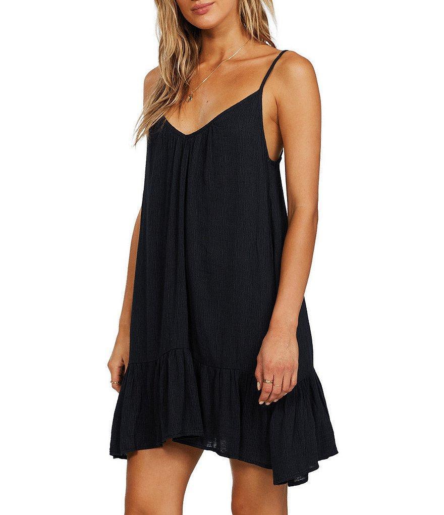 Billabong Beach Vibes Sleeveless V-Neck Swim Cover Up Dress Product Image