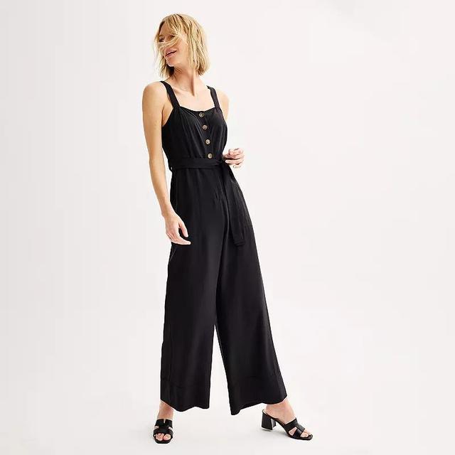 Womens Nine West Tie Waist Jumpsuit Product Image