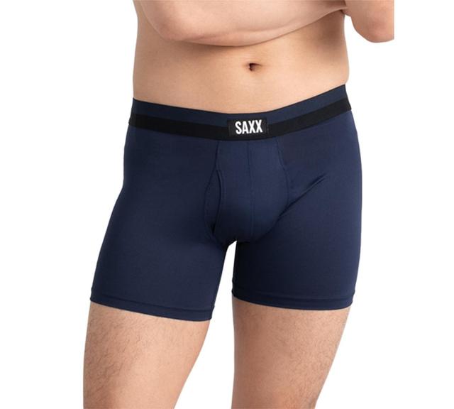 SAXX UNDERWEAR Sport Mesh Boxer Brief Fly 2-Pack (Navy/City ) Men's Underwear Product Image