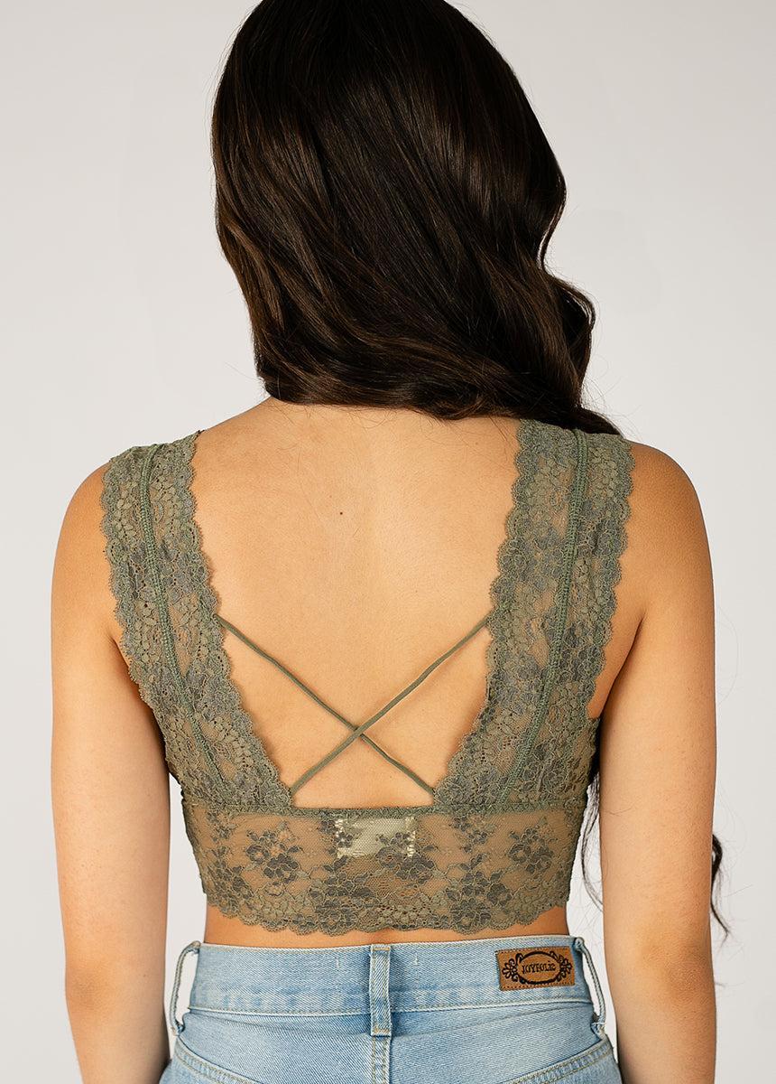 Sylvan Bralette in Olive Product Image