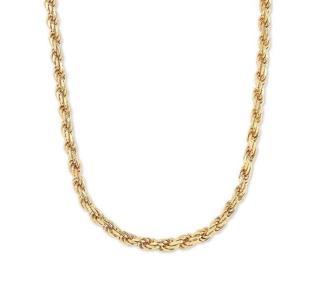 Rope Link 22 Chain Necklace in 18k Gold-Plated Sterling Silver Product Image