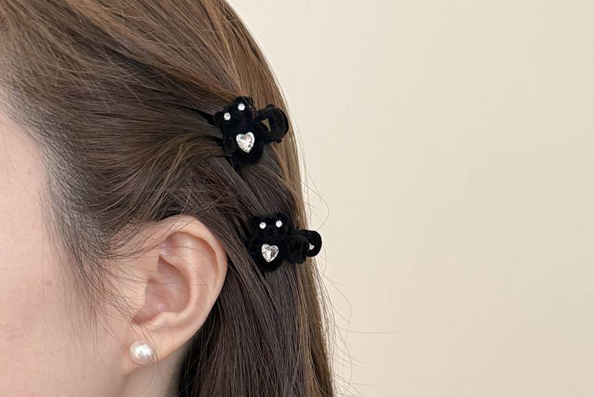 CZ Bear Hair Clip Product Image