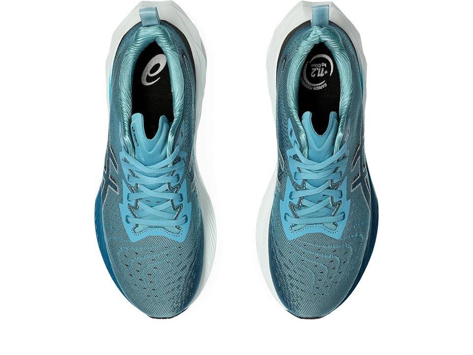 ASICS Novablast 4 Teal/Evening Teal) Men's Shoes Product Image