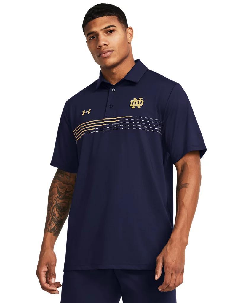 Men's UA Tee 2 Green Collegiate Stripe Polo Product Image