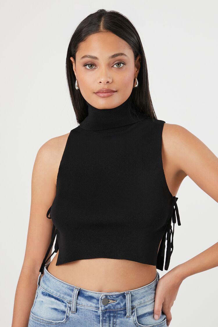 Sweater-Knit Turtleneck Crop Top | Forever 21 Product Image