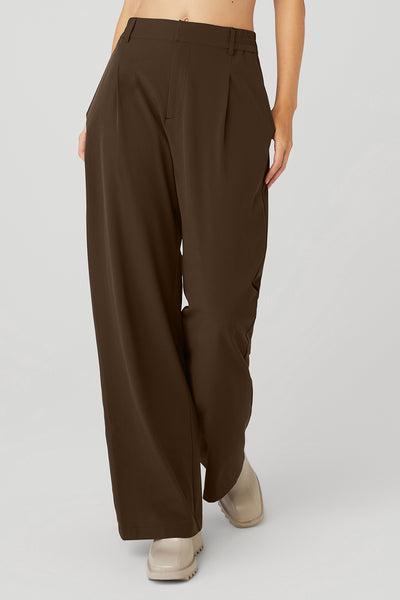 High-Waist Pursuit Trouser - Espresso Product Image