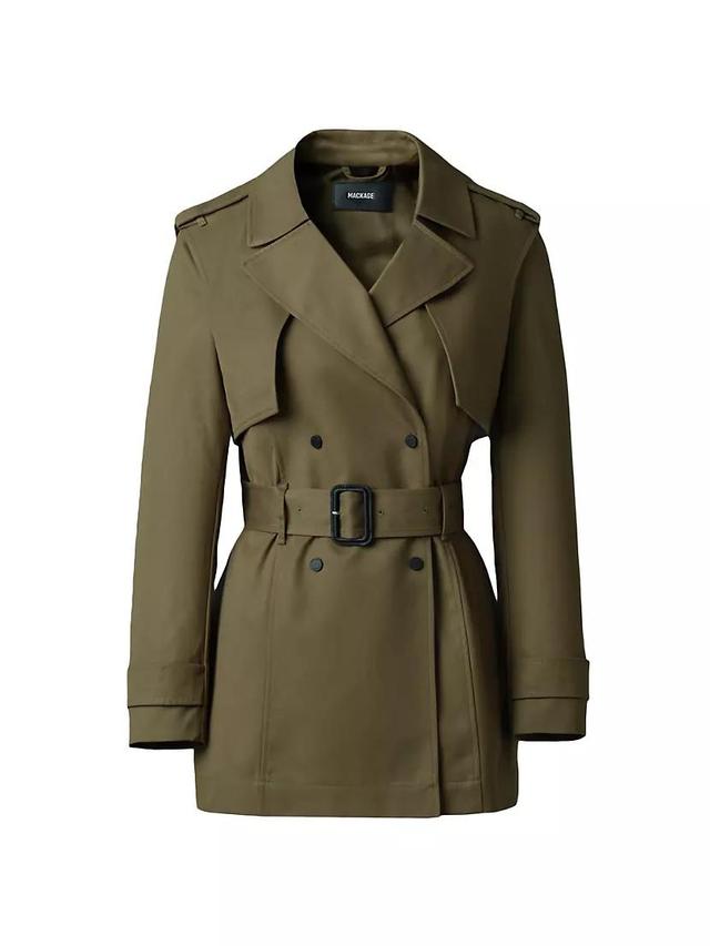 Adva Mid-Length Buckled Trench Jacket Product Image