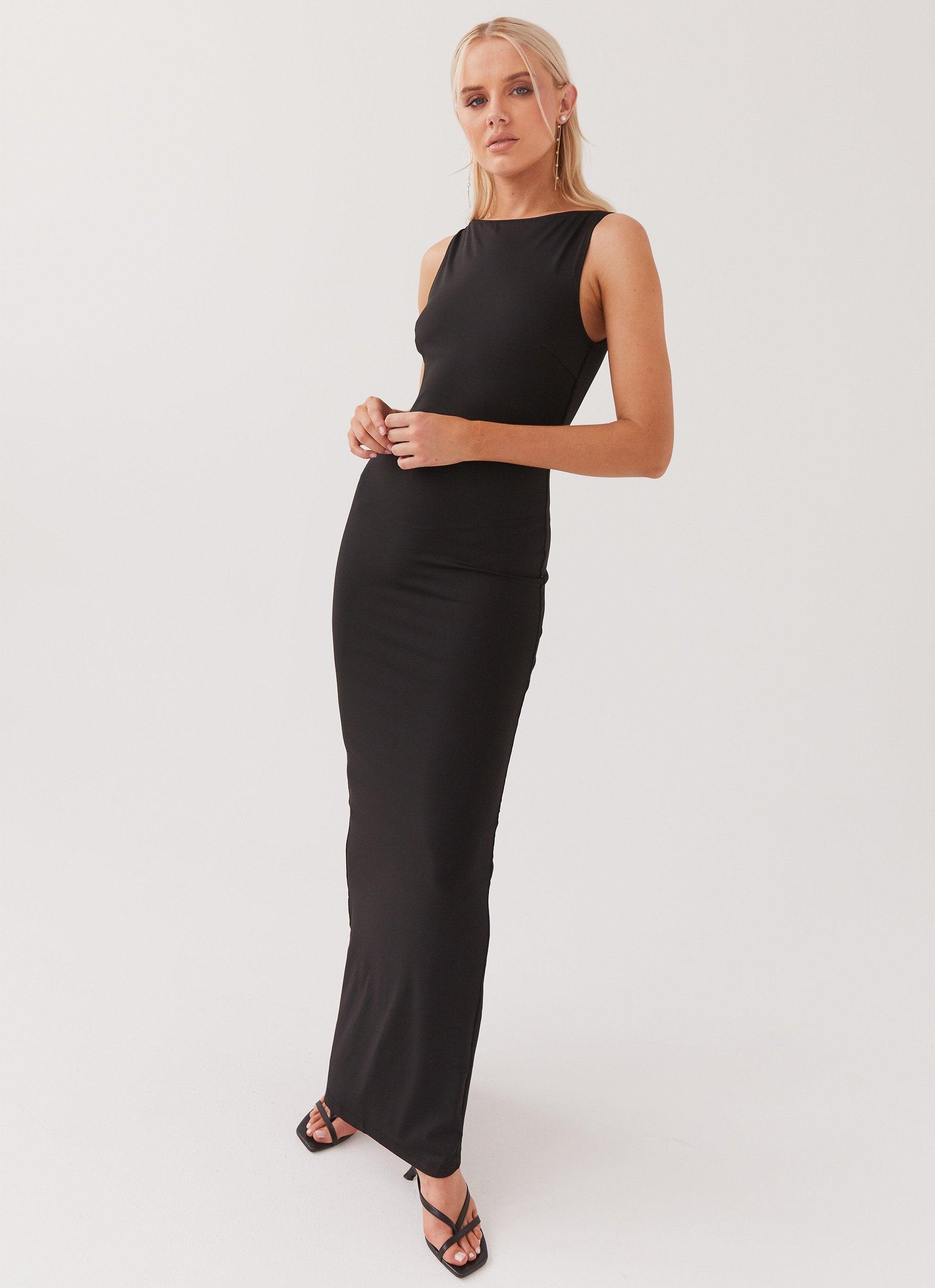 Davina Maxi Dress - Black Product Image