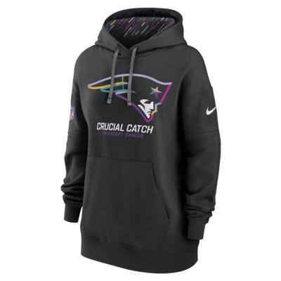 New England Patriots Crucial Catch Club Nike Womens NFL Pullover Hoodie Product Image