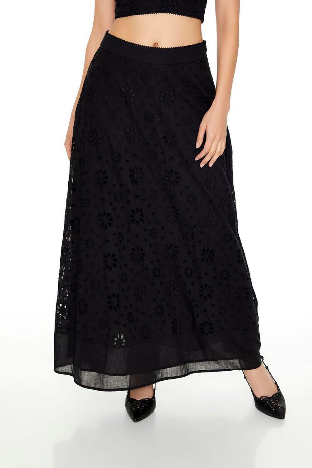 Eyelet Tube Top & Maxi Skirt Set | Forever 21 Product Image