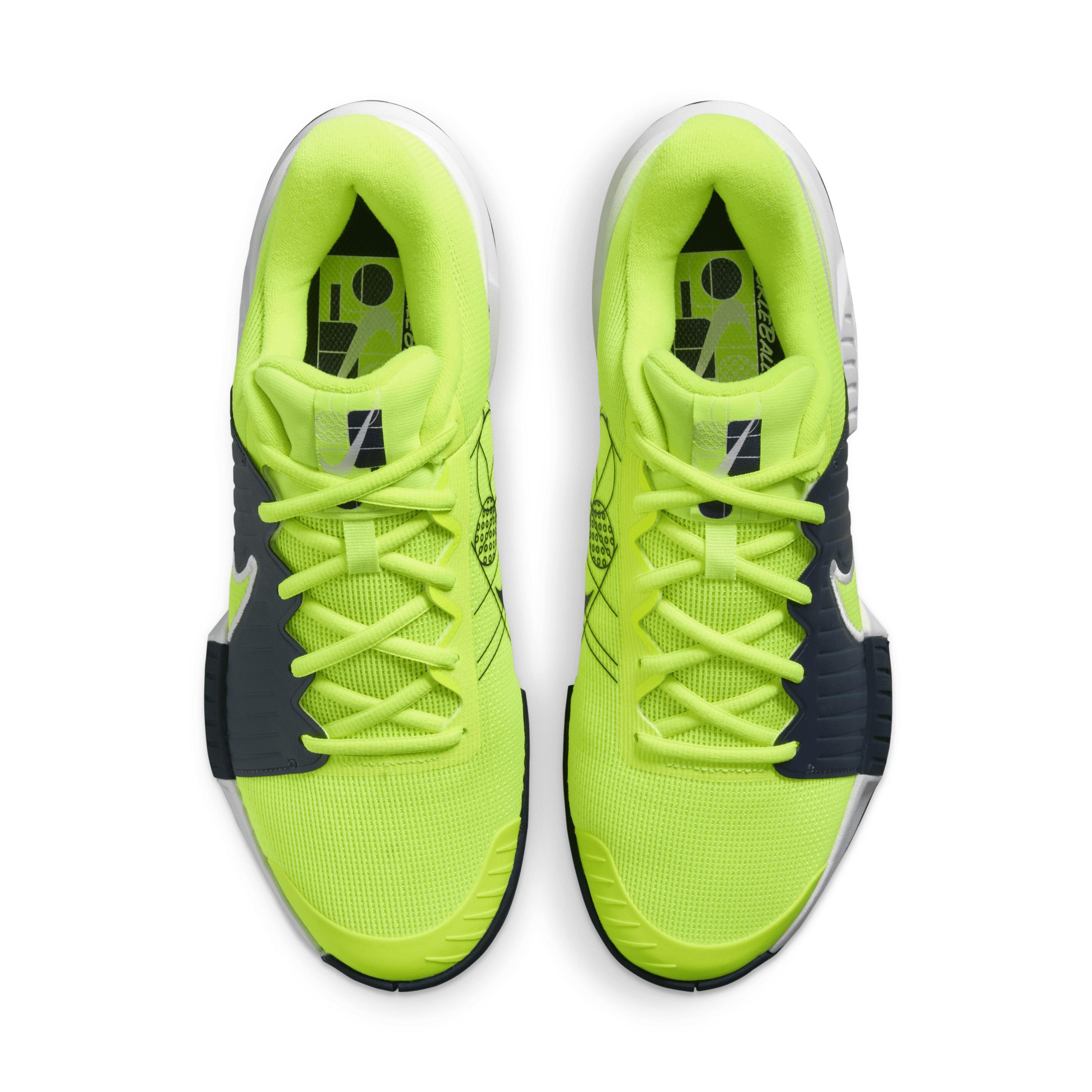 Nike Mens Nike Zoom Challenge - Mens Tennis Shoes Volt/Volt/Armory Navy Product Image