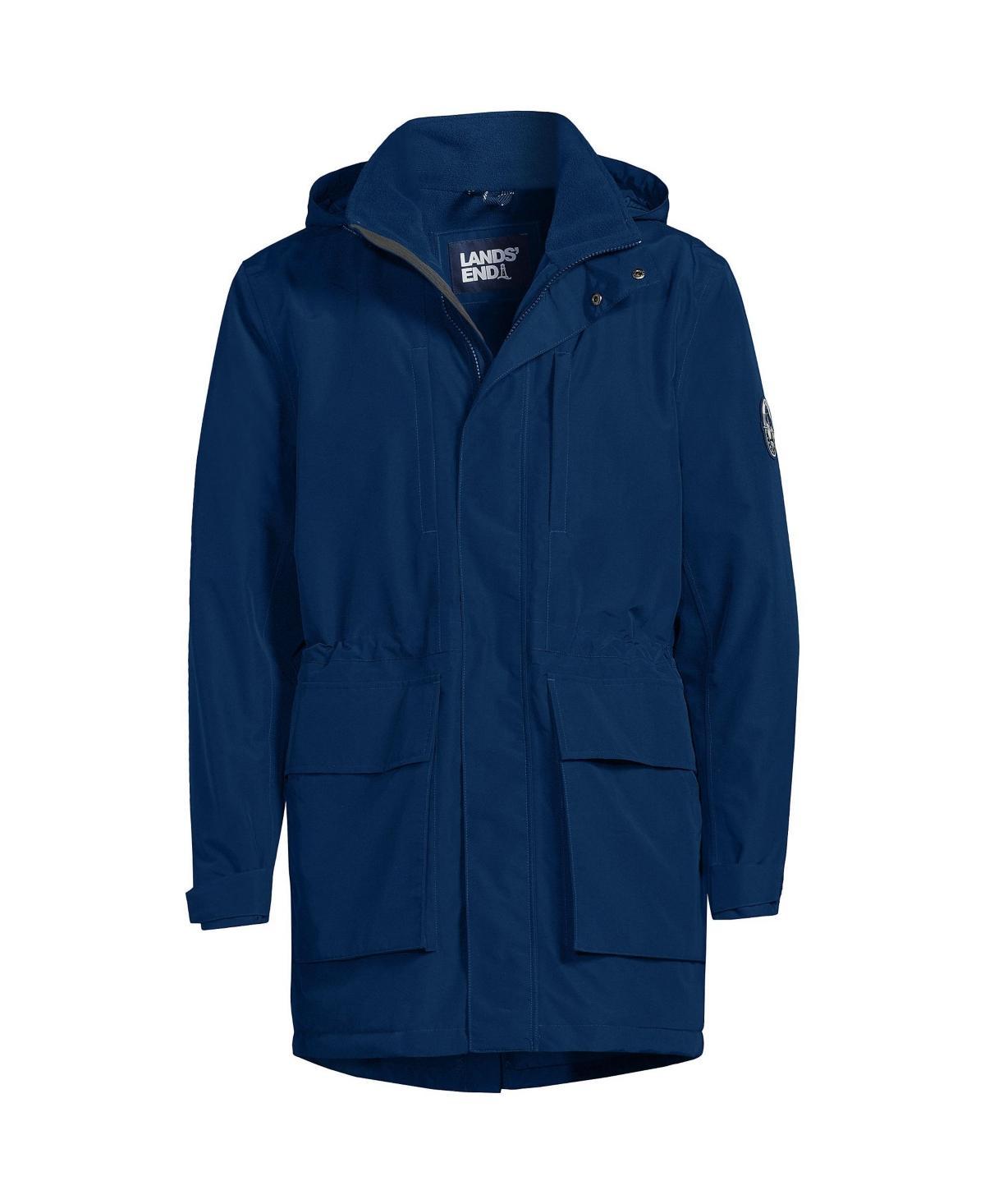 Lands End Mens Big & Tall Squall Insulated Waterproof Winter Parka Product Image