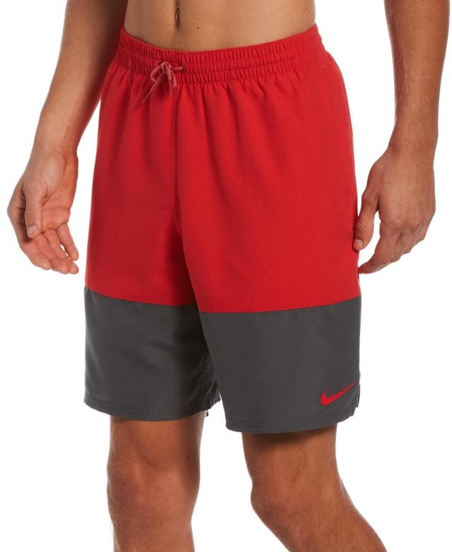 Nike Mens Split Colorblocked 9 Swim Trunks Product Image