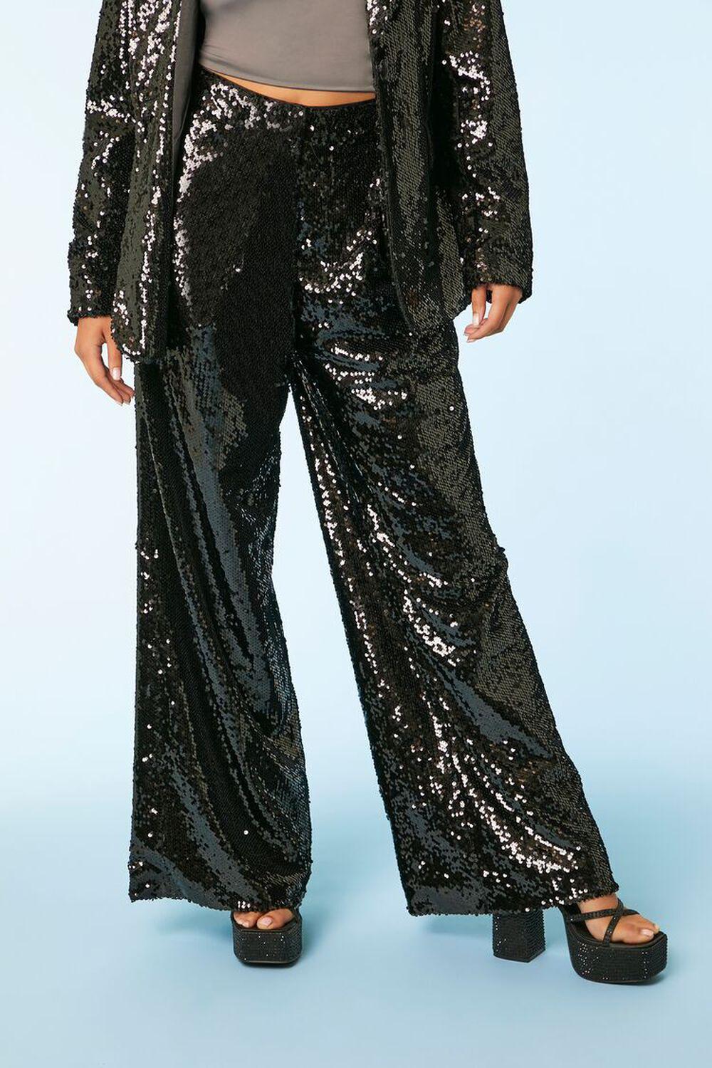 Sequin Blazer & Pants Set | Forever 21 Product Image