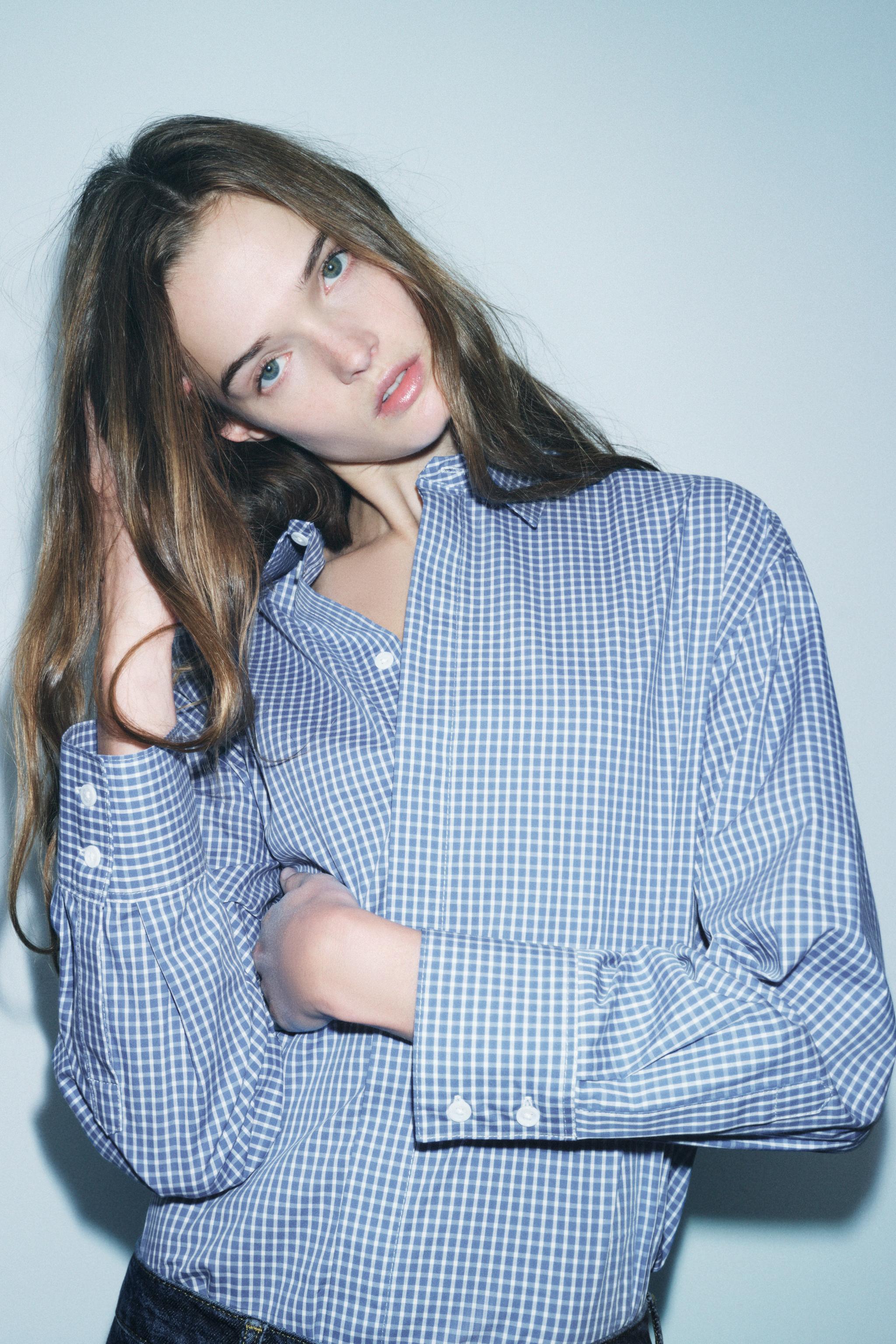 CHECKERED SHIRT ZW COLLECTION Product Image