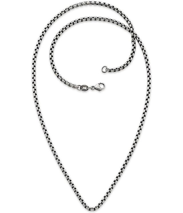 James Avery Sterling Silver Heavy Box Chain Necklace Product Image