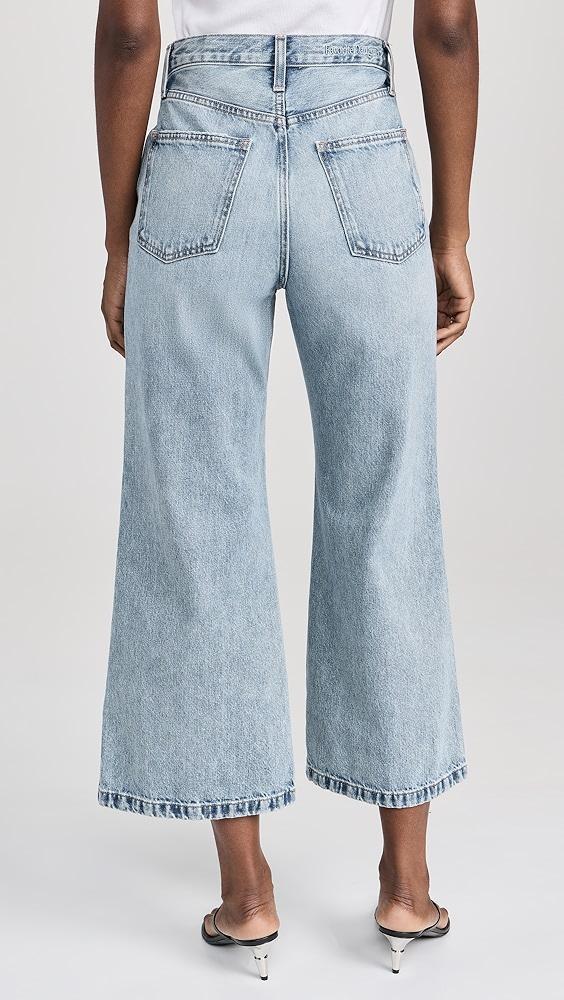 Favorite Daughter The Masha Super High Rise Wide Leg Crop Jeans | Shopbop Product Image