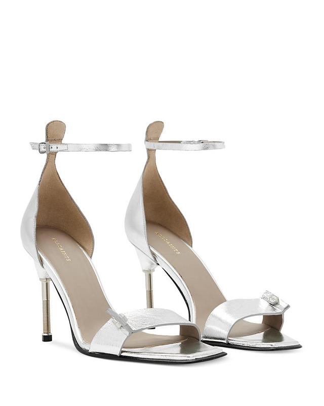 Allsaints Womens Betty Square Toe High Heel Sandals Product Image