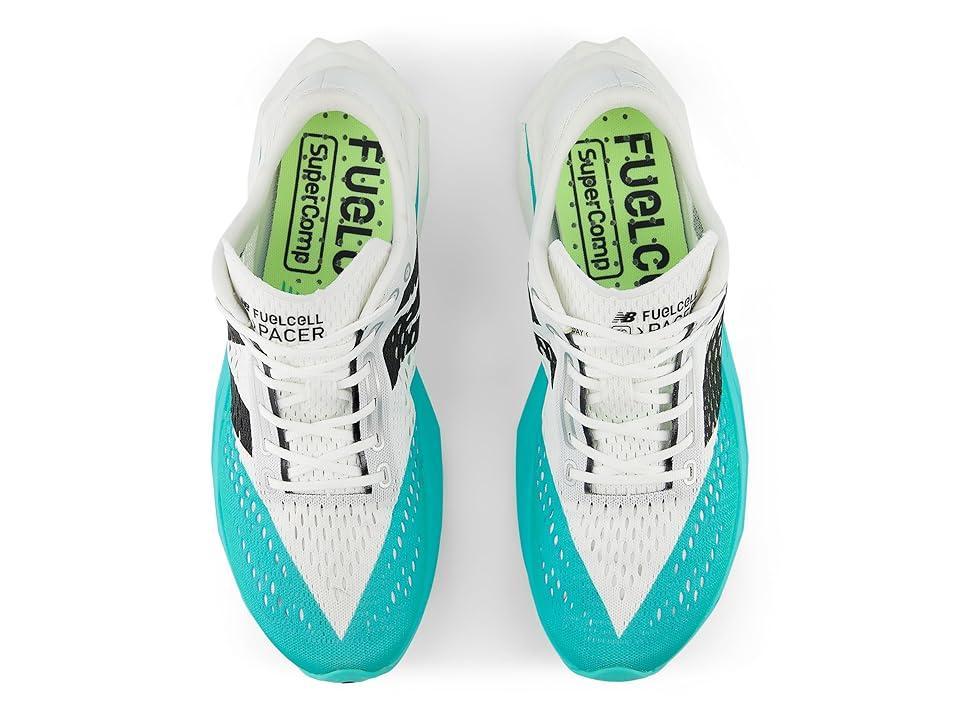 New Balance FuelCell SuperComp Pacer v2 (Cyber Jade/White) Men's Shoes Product Image