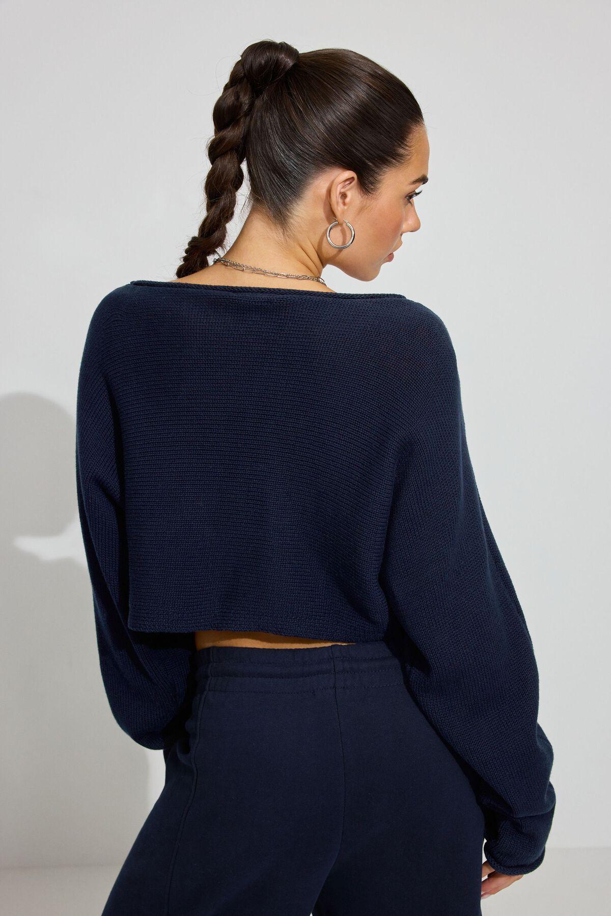 Supersoft Loose Crop Sweater Product Image