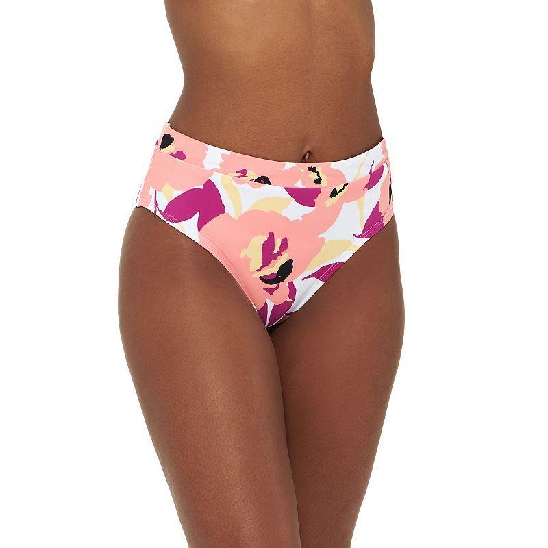 Womens Freshwater Banded High-Waist Swim Bottoms Product Image